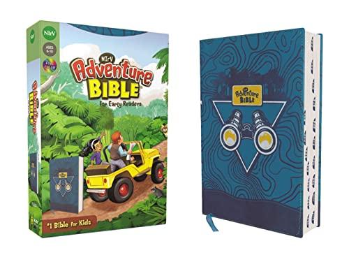 NIrV, Adventure Bible for Early Readers (Thumb Indexed, Blue Leathersoft)