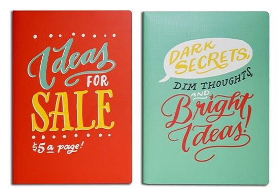 Ladyfingers Letterpress High Five Writer's Notebook Set