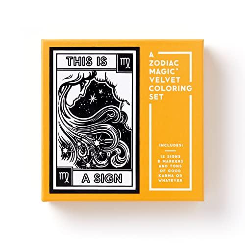 This is A Sign: A Zodiac Magic Velvet Coloring Set (Magic Velvet Coloring Sets)