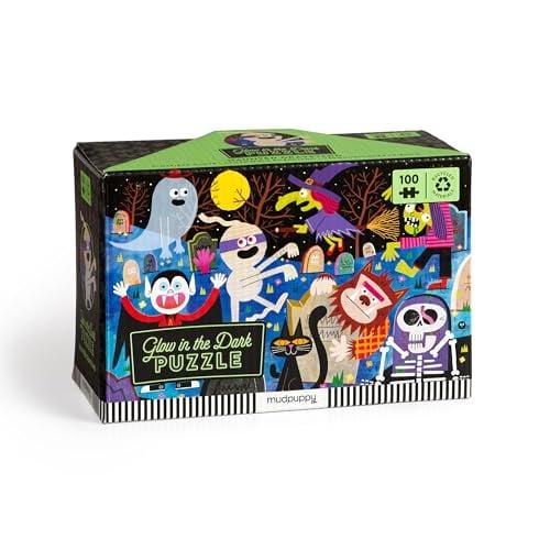 Haunted Graveyard 100 Piece Glow in the Dark Jigsaw Puzzle