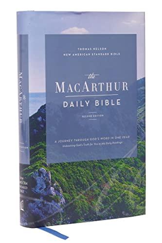 NASB, MacArthur Daily Bible (#7642 - Hardcover, 2nd Edtion)
