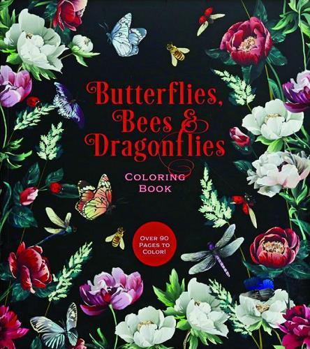 Butterflies, Bees & Dragonflies Coloring Book