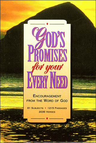God's Promises for Your Every Need (Burgundy Bonded Leather, Gold Edges)