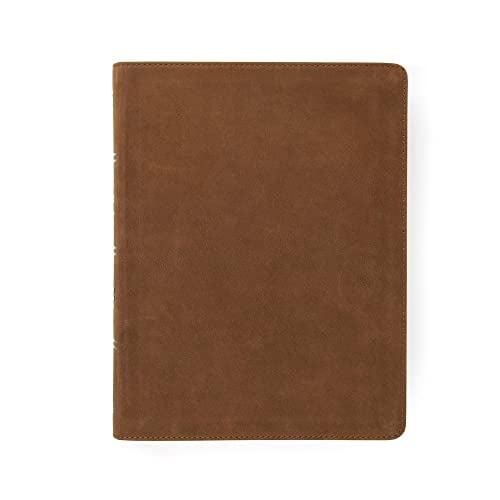 CSB Men of Character Bible (Brown Genuine Leather)