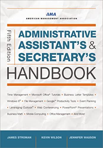 Administrative Assistant's and Secretary's Handbook (5th Edition)