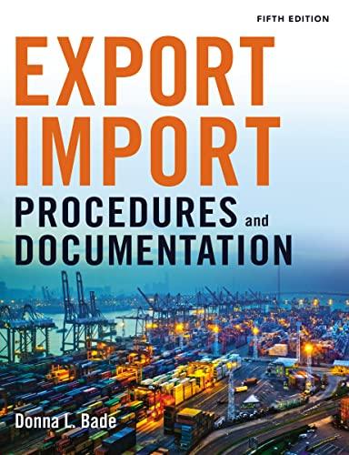 Export/Import Procedures and Documentation (5th Edition)