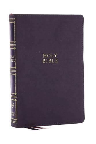 NKJV, Compact Center-Column Reference Bible (#8983GY - Gray Leathersoft)