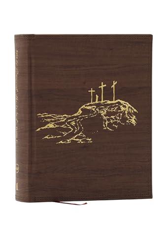 NKJV, Large Print Journal the Word Bible (#6583BRN - Brown Leathersoft)
