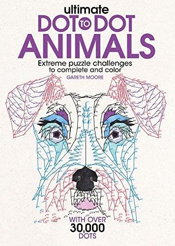 Ultimate Dot-to-Dot Animals: Extreme Puzzle Challenges to Complete and Color