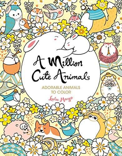 A Million Cute Animals: Adorable Animals to Color