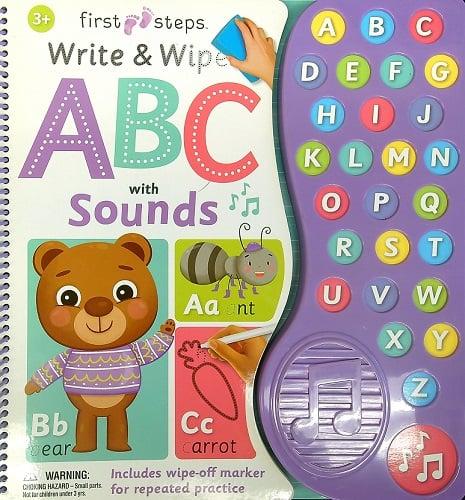 ABC With Sounds Write & Wipe (First Steps)