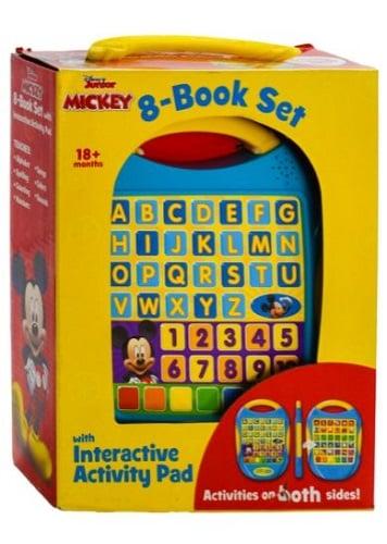 Mickey 8-Book Set With Interactive Activity Pad (Disney)