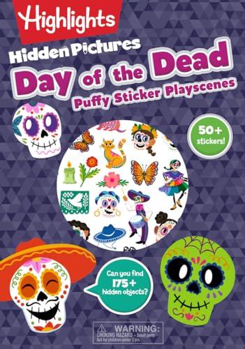 Day of the Dead Puffy Sticker Playscenes (Hidden Pictures)