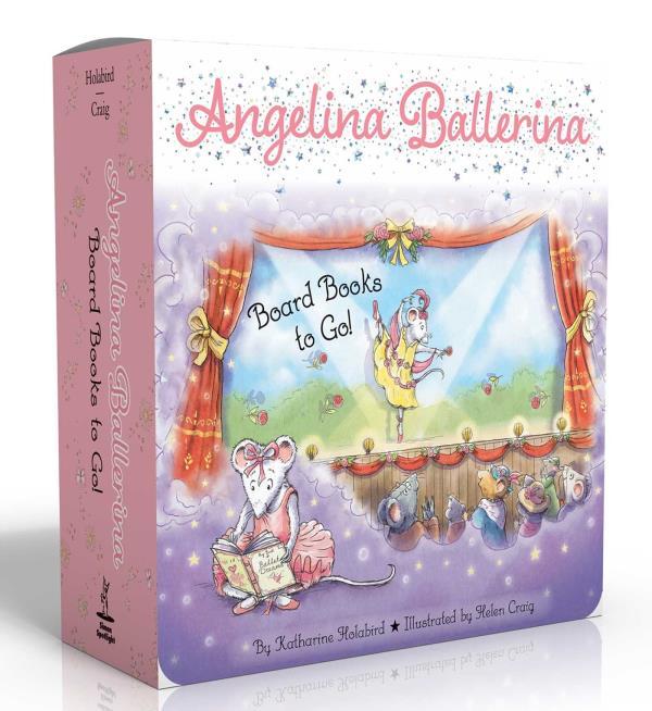 Angelina Ballerina Board Books to Go! Boxed Set (Center Stage/Big Dreams!/Angelina Ballerina by the Sea)