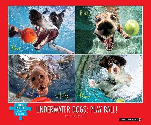 Underwater Dogs: Play Ball 1000-Piece Jigsaw Puzzle