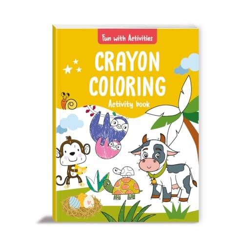 Crayon Coloring Activity Book (Fun With Actvities)