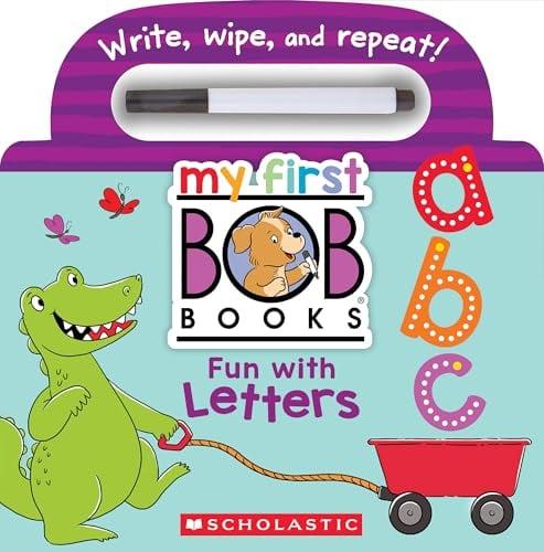 Fun With Letters Wipe-Clean Board Book (My First Bob Books)