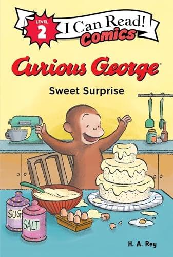 Curious George Sweet Surprise (Curious George, I Can Read Comics, Level 2)