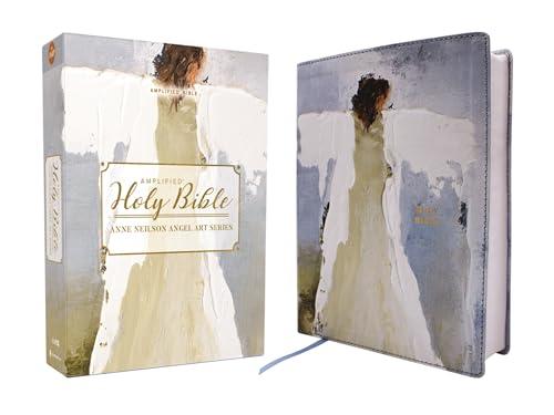 AMP, Amplified Holy Bible (Light Blue Leathersoft, Anne Neilson Angel Art Series)