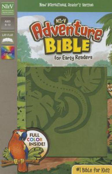 NIrV Adventure Bible for Early Readers (Jungle Green Italian Duo-Tone)