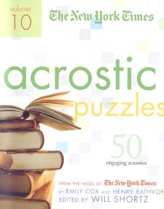 The New York Times Acrostic Puzzles (Volume 10)
