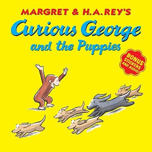 Curious George And The Puppies (with Bonus Stickers And Audio)