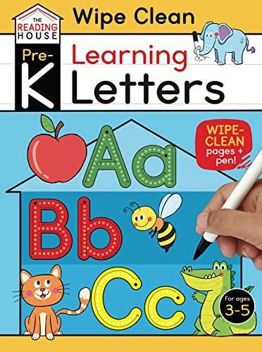 Learning Letters Wipe Clean Activity Book (Pre-K)