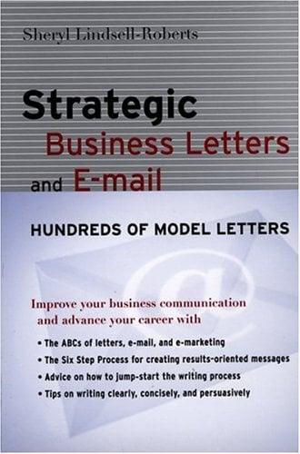 Strategic Business Letters and E-mail