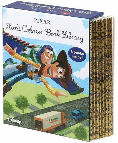 Pixar Little Golden Book Library 8 Book Set (Cars/Finding Nemo/Toy Story/Coco/Brave/Finding Dory/The Good Dinosaur/Up)