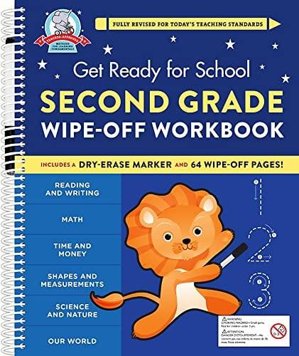 Second Grade Wipe-Off Workbook (Get Ready for School)
