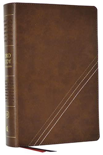 KJV, Word Study Reference Bible (#8913BRN - Brown Leathersoft)