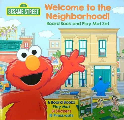 Welcome to the Neighborhood: Board Book and Play Mat Set (Sesame Street)