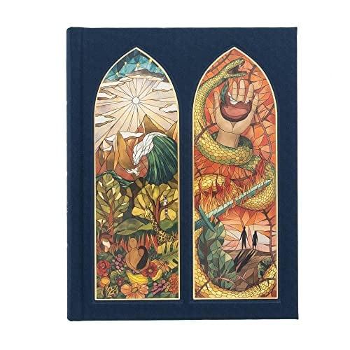 CSB Notetaking Bible (Sapphire, Cloth Over Board - Stained Glass Edition)