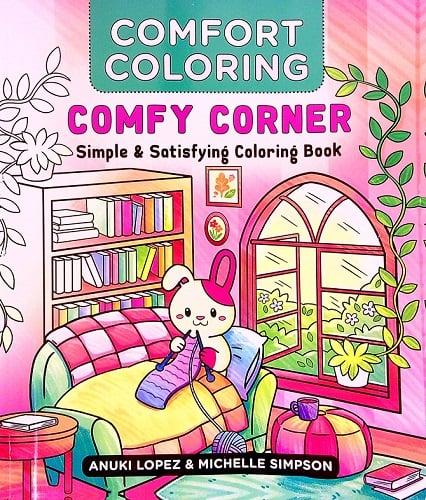 Comfy Corner: Simple & Satisfying Coloring Book (Comfort Coloring)