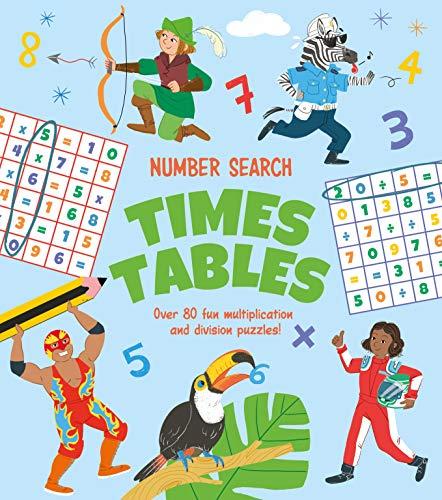 Times Tables: Over 80 Fun Multiplication and Division Puzzles! (Number Search)
