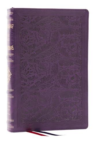 RSV Personal Size Bible (Thumb Index, #7793PURI - Purple Leathersoft, Sovereign Collection)