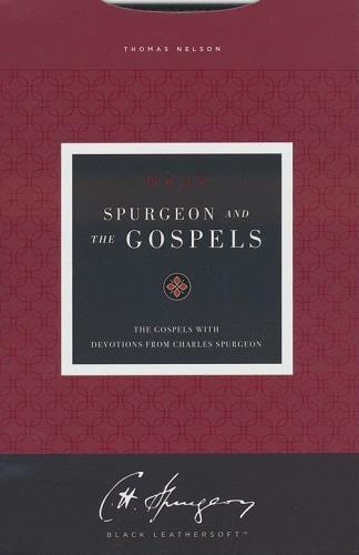 NKJV, Spurgeon and the Gospels (#6483BK - Black Leathersoft)