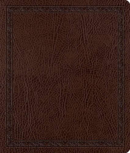 ESV Journaling Bible (Mocha, Threshold Design Bonded Leather)