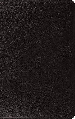 ESV Large Print Thinline Bible (Black Genuine Leather)