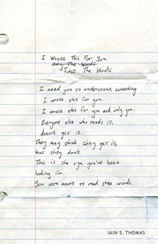 I Wrote This for You: Just the Words (I Wrote This for You, Bk. 2)