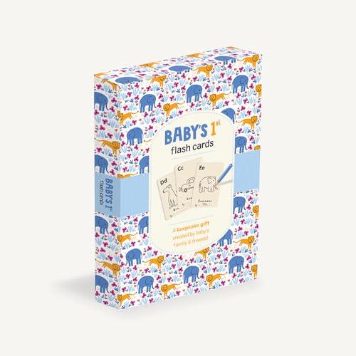 Baby's 1st Flash Cards: A Keepsake Gift Created by Baby's Family and Friends!