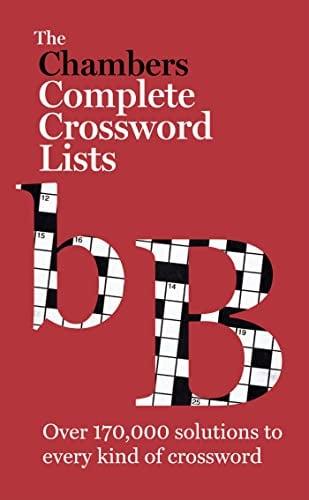 The Chambers Complete Crossword Lists