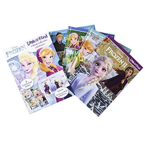 Disney Frozen and Frozen 2 Look and Find Activity Book Collection with Poster