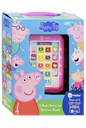 Peppa Pig 8-Book Library and Electronic Reader