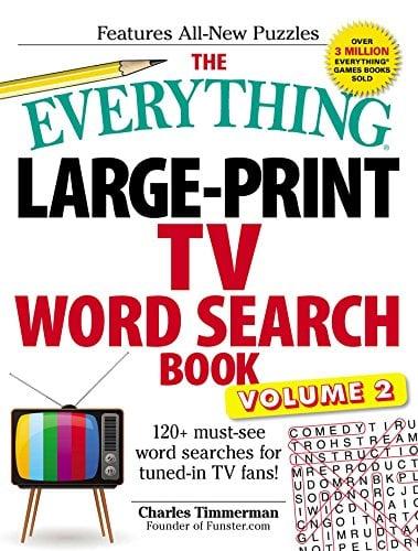 Large-Print TV Word Search Book Volume 2 (The Everything)