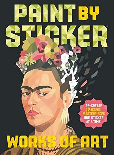 Works of Art: Re-create 12 Iconic Masterpieces One Sticker at a Time! (Paint By Sticker)