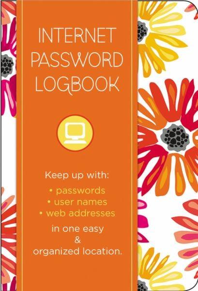 Internet Password Logbook (Botanical Edition)