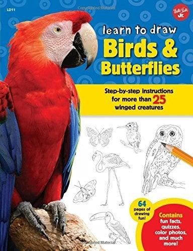 Learn to Draw Birds & Butterflies