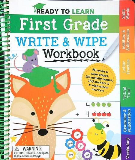 First Grade Write & Wipe Workbook (Ready to Learn)