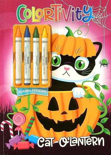 Cat-O'lantern Colortivity Book With Crayons
